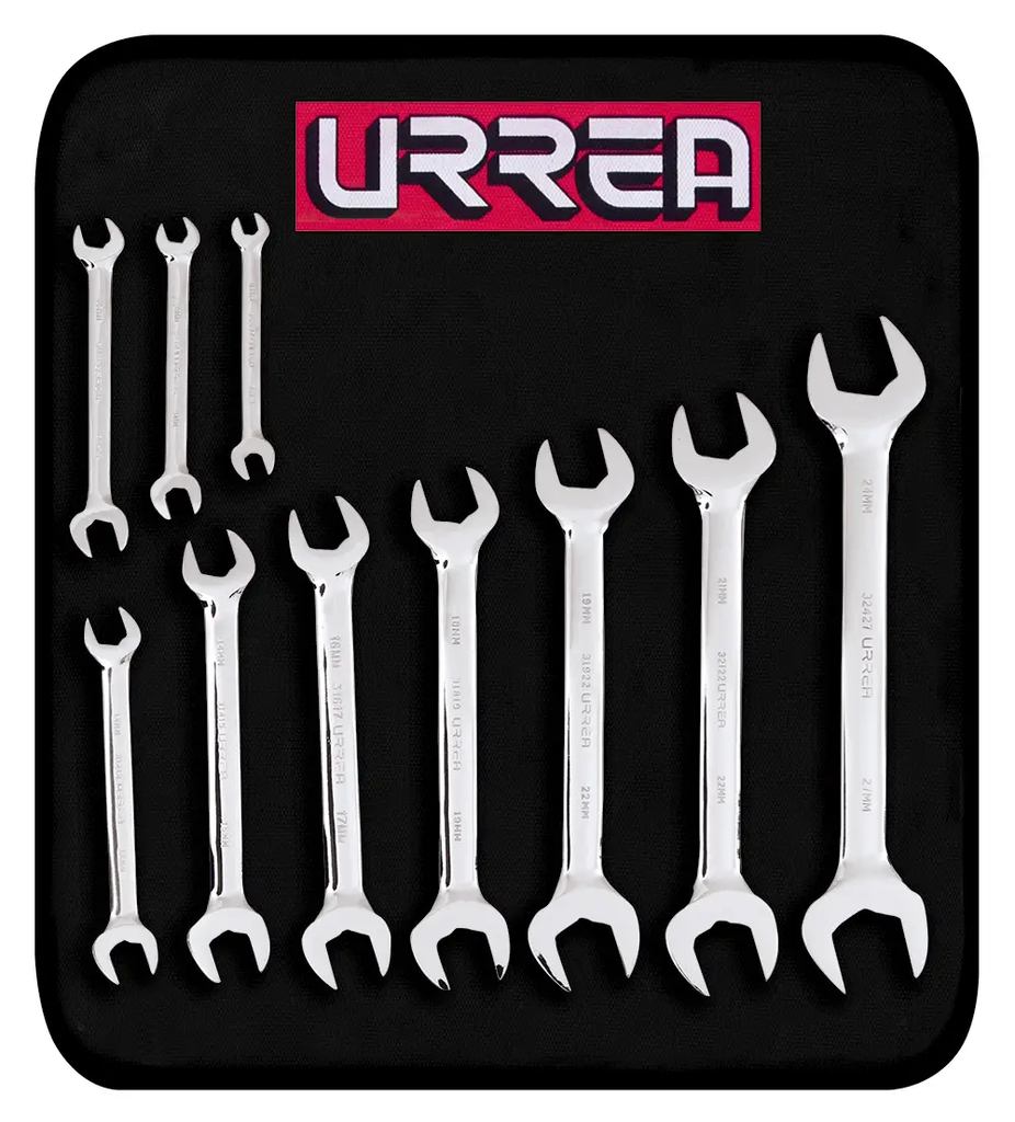 JGO. LLAVES DE BOCA METRICO, 10 PZS (30000A) URREA