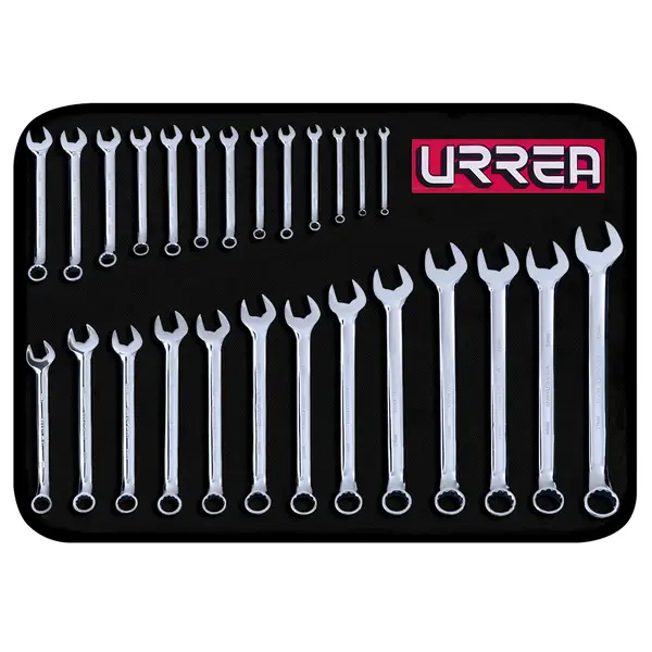 [1200QM] JGO. LLAVES MIXTA METRICAS 6-32MM 12 PTS, 26 PZS (1200QM) URREA