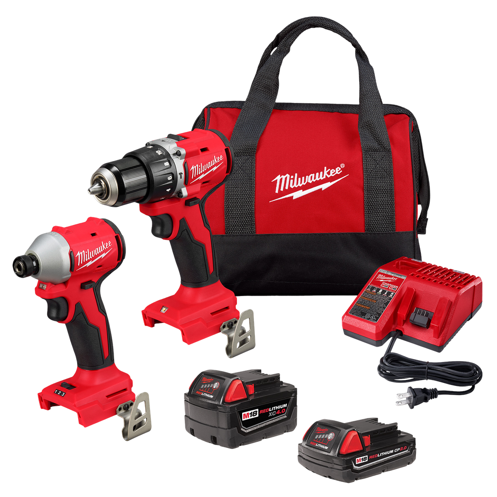 KIT TALADRO 1/2" + ATORNILLADOR IMPACTO 1/4" M18 3693-22CX