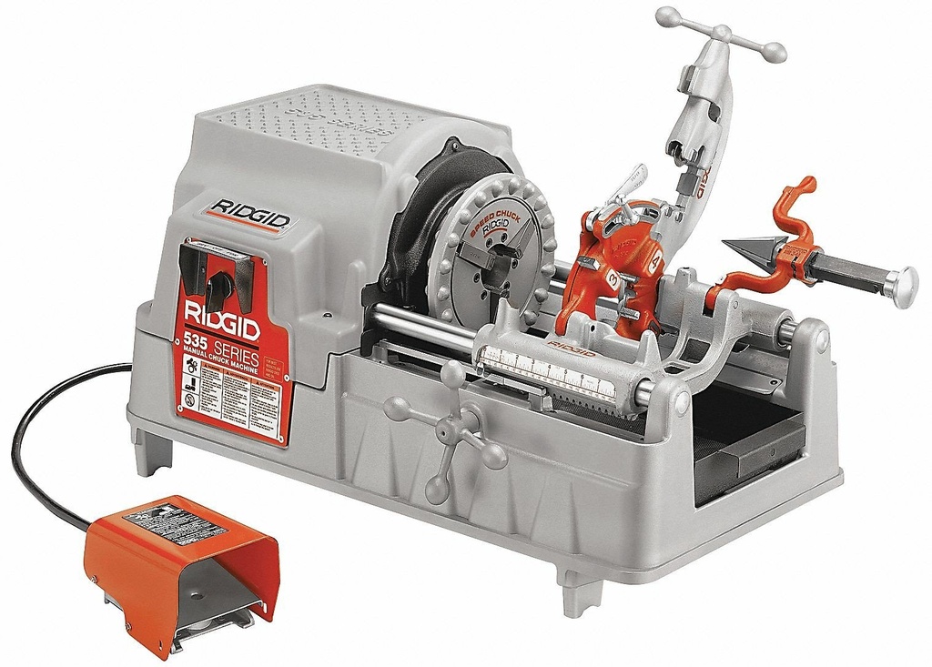 ROSCADORA 535 MOTOR 1/2 HP 120V CAPACIDAD 1/4" A 2" (93287) RIDGID