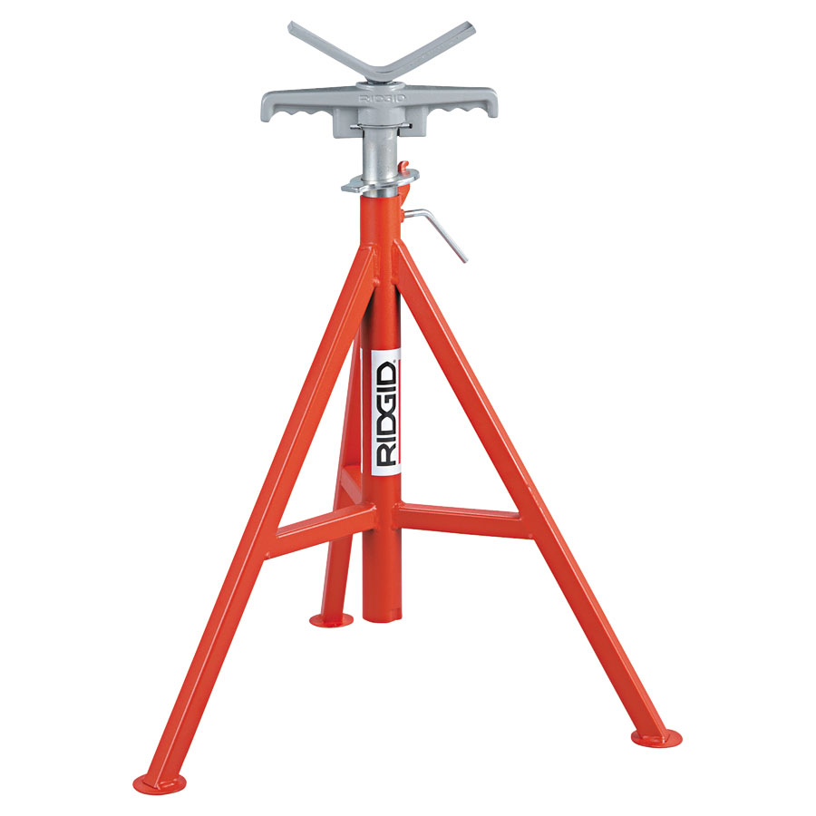 [56662] SOPORTE PARA TUBOS VJ-99 EN "V" ALTURA REGULABLE - CAPACIDAD HASTA 12" (56662) RIDGID