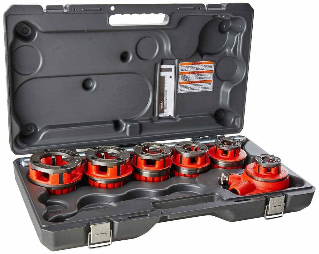 [36475] TERRAJA 12R CABEZAL C/ TRINQUETE Y DADOS DE 1/2" A 2" (36475) RIDGID