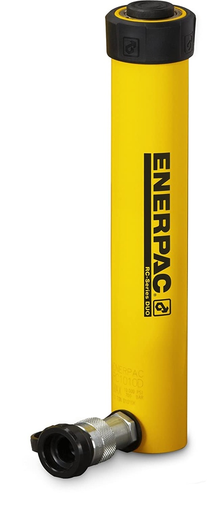 [RC-106] CILINDRO HIDRÁULICO SIMPLE ACCIÓN DE 10 T / 6.13" DE CARRERA (RC-106) ENERPAC