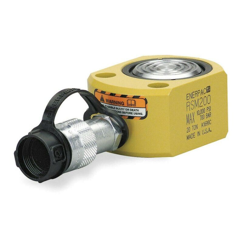 CILINDRO HIDRÁULICO DE BAJA ALTURA DE 20 T / 0.44" DE CARRERA (RSM-200) ENERPAC