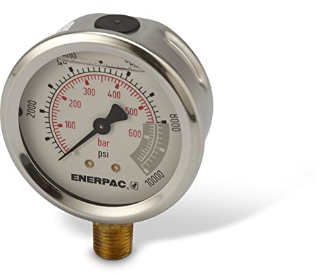 MANÓMETRO CON GLICERINA DE 2-1/2", 0-10000 PSI (G-2535-L) ENERPAC