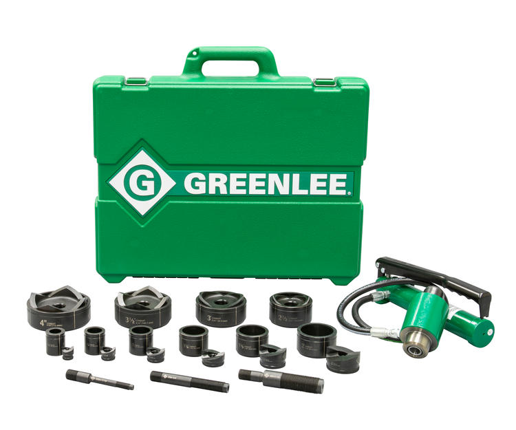 [7310SB] JUEGO DE SACABOCADOS HIDRÁULICOS DE 1/2" A 4" (7310SB) GREENLEE