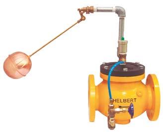 VÁLVULA FLOTADOR COMPLETA DE 6" CON PILOTO HKZP-150 HELBERT