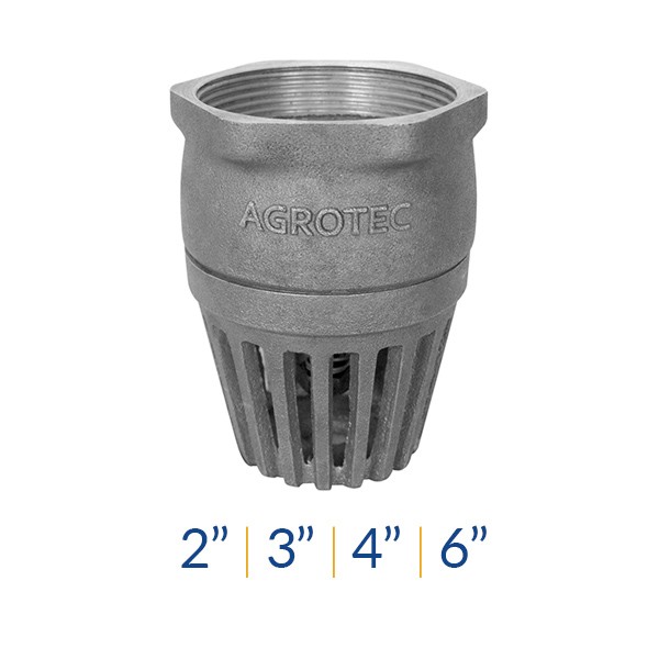 VÁLVULA DE PIE 4" NPT 150PSI ALUMINIO HCVP100 HELBERT