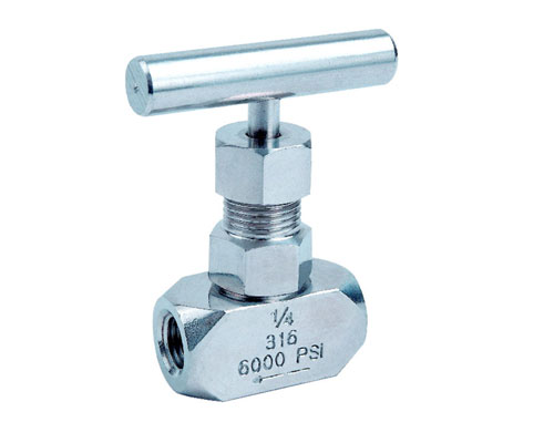 VALVULA AGUJA DE 3/8" 6000 PSI EN ACERO INOX. SS.316 IT-409
