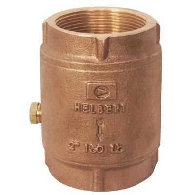 VÁLVULA CHEQUE 1/2" 150PSI BRONCE HFVC012 HELBERT