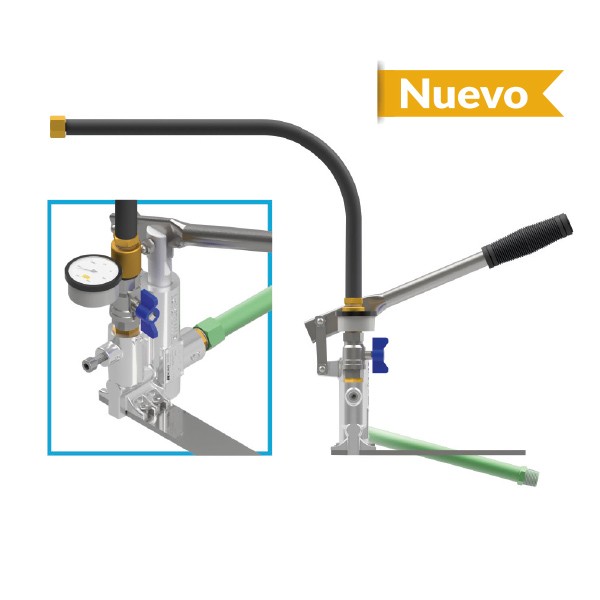 BOMBA MANUAL PRUEBAS COMPACTA 1/2" 400 PSI HRAL104 HELBERT