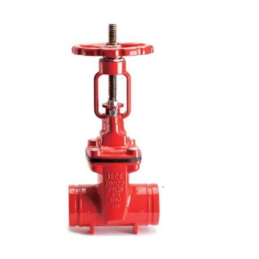 [TF-RSGV-RS-UL-G] VÁLVULA COMPUERTA RANURADA 4" UL/FM 300PSI C/VOLANTE F.DUC TF-RSGV-RS VALVESEAL