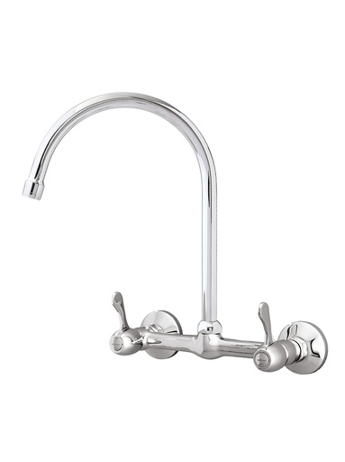 [SG0056643061BO] SHELBY BIMANDO 8" MEZCLADOR DE COCINA DE PARED CON SIFON SG0056643061BO EDESA 