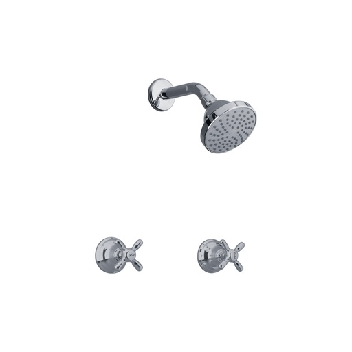 [E109/B2 CR] JUEGO DE DUCHA NEW PORT CROMADO E109/B2 CR FV