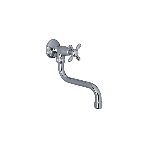 [E420/B2 CR] LLAVE DE PARED PICO BAJO PARA COCINA E420/B2 CR  NEW PORT FV