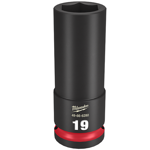 [49-66-6280] COPA LARGA DE IMPACTO MANDO 1/2" DE 19 MM (49-66-6280) MILWAUKEE