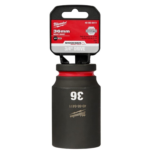 [49-66-6411] COPA LARGA DE IMPACTO MANDO 3/4" DE 36 MM (49-66-6411) MILWAUKEE