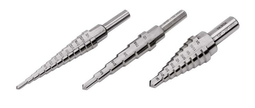 [YAS203A] JUEGO DE BROCAS ESCALONADAS DE 3 PIEZAS (YAS203A) SNAP-ON