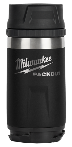 [48-22-8391B] BOTELLA TERMICA NEGRA PACKOUT DE 12OZ C/TAPA 48-22-8391B