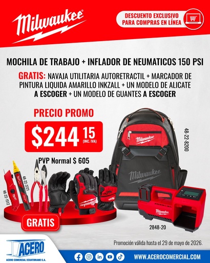 [48-22-8200] MOCHILA PARA SITIO DE TRABAJO (48-22-8200) MILWAUKEE