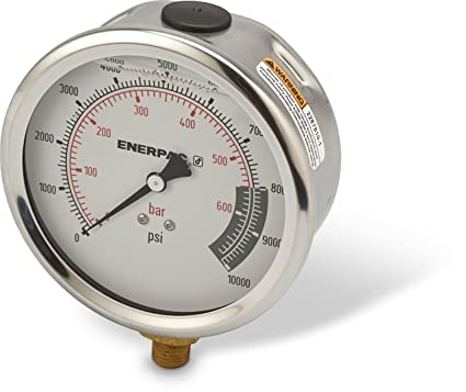 [G-4088-L] MANÓMETRO CON CLICERINA DE 4&quot;, 0-10000 PSI (G-4088-L)  ENERPAC