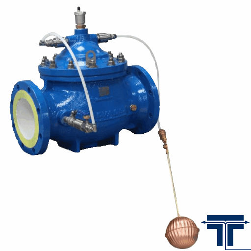 VALVULA PILOTEADA P/CONTROL NIVEL VCNP 4" C/FLOTADOR ANSI125