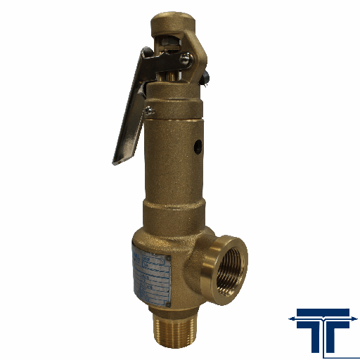 [PT001589] VÁLVULA SEGURIDAD VAPOR VSGR 3/4"x1" H.DUCTIL 30PSI PT001589 TECVAL