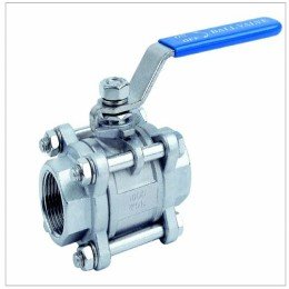 [ IT-301] VALVULA DE BOLA ACERO INOX ROSCADA   3" 1000PSI 3PC IT-301
