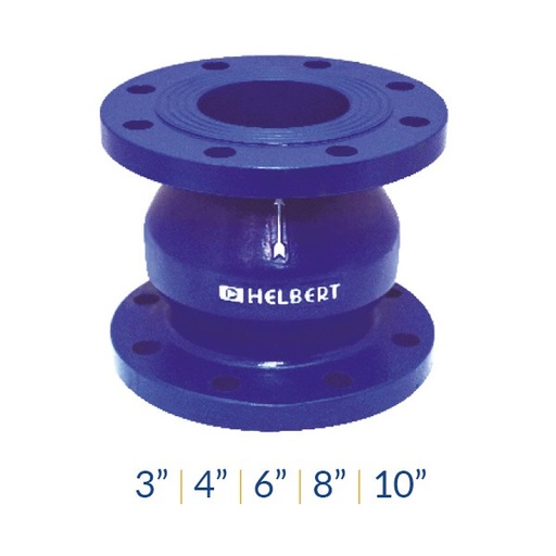 [HJCF200] VALVULA CHEQUE RESORTE 8" BRIDADA 150PSI H.F HJCF200