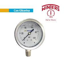 [FBVW100] MANOMETRO 0-100PSI GLICER CON-VERT 1/4" CARAT 2-1/2" FBVW100