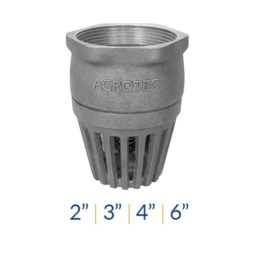 [HCVP075] VÁLVULA DE PIE 3" NPT 150PSI ALUMINIO HCVP075 HELBERT