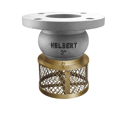 [HEVP ] VÁLVULA DE PIE 6" ALUMINIO BRIDA ANSI 125 PSI  HEVP  HELBERT